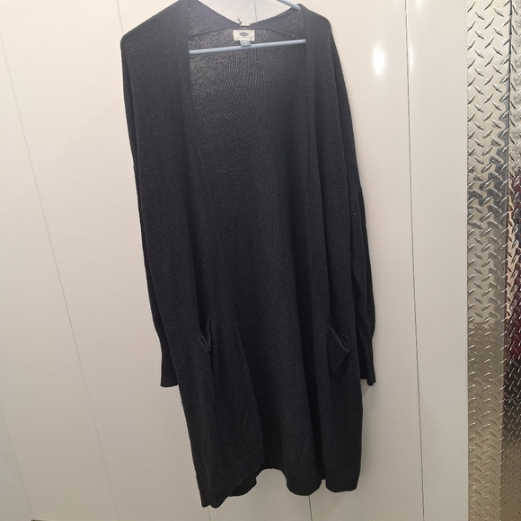Old Navy Dark Gray Open Front Cardigan Sweater XXL - Picture 2 of 5